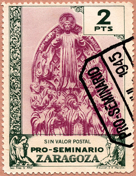 istock Zaragoza Charity Stamp 471068549