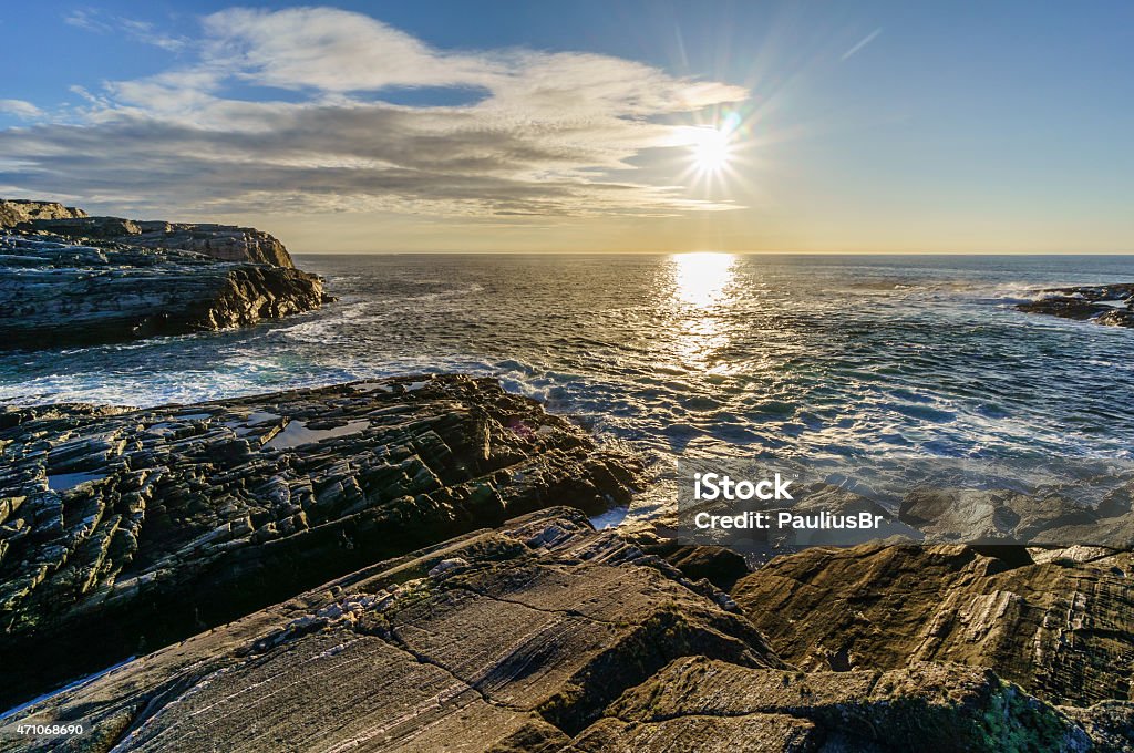 North sea, Sotra island, Bergen county, Norway. Hiking and taking photos of North sea in Sotra island, Bergen county, Norway. Beutiful nature, good weather and wonderfull atmosphere. 2015 Stock Photo