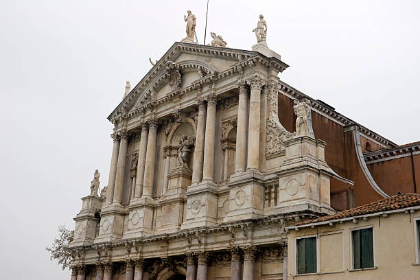 chiesa dal ponte degli scalzi - ponte degli scalzi - fotografias e filmes do acervo