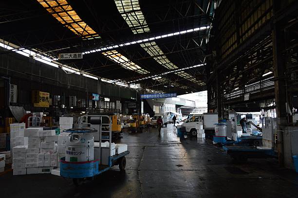 istock Tsukiji fish market in Tokyo, Japan 471069144