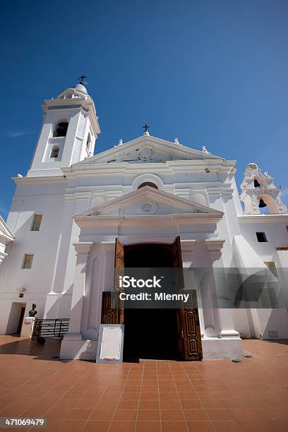 Chiesa Bianca Recoleta Buenos Aires - Fotografie stock e altre immagini di Accessibilità - Accessibilità, Ambientazione esterna, America del Sud