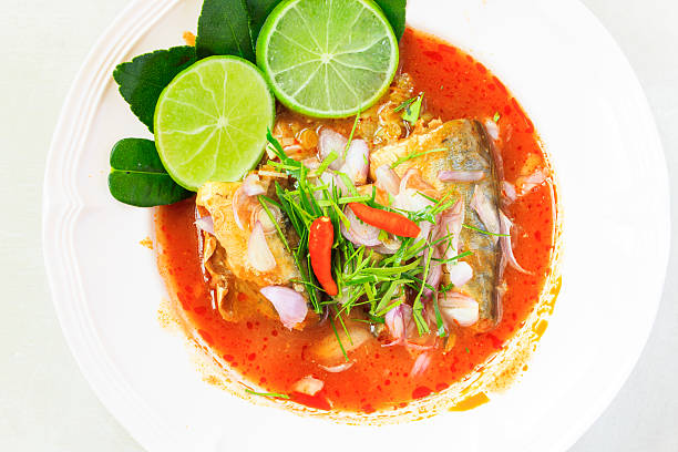 istock Sardines fish in tomato sauce, canned fish 471069768