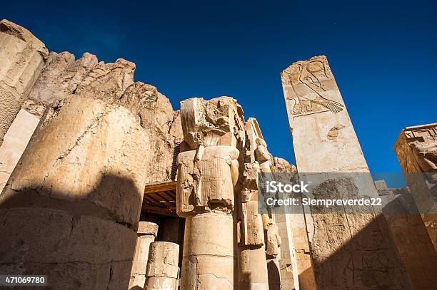 Temple Of The Queen Hatshepsut Stock Photo - Download Image Now - 2015, Africa, Arabia