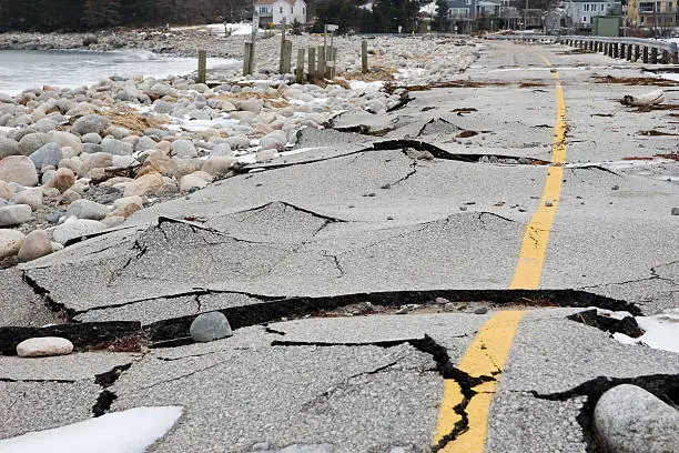 Photo of Storm-Wrecked Road series...