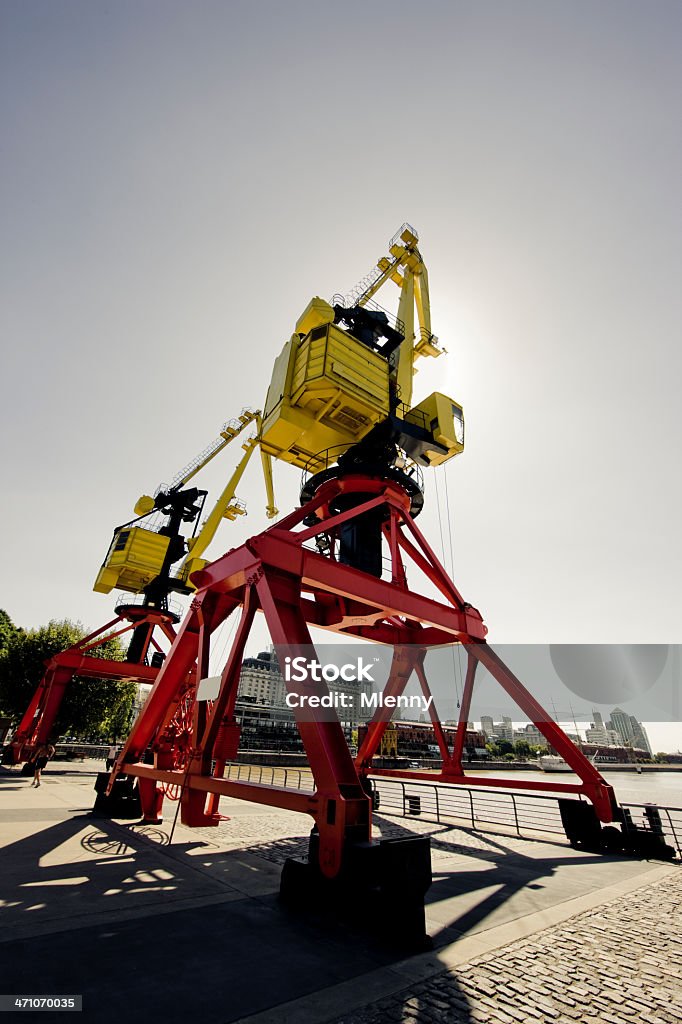 Gru del porto - Foto stock royalty-free di Abitacolo