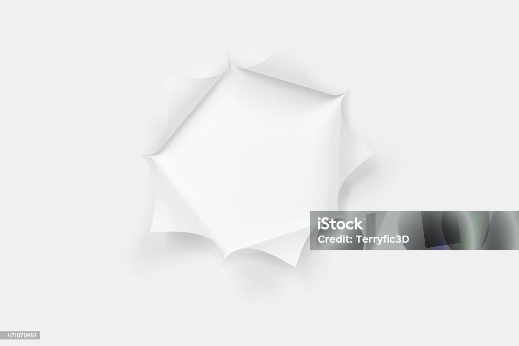 Pentágono cortar papel Star de ráfaga-rectos de orificio pasante - Foto de stock de Explotar libre de derechos