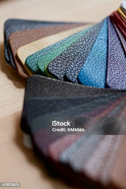 Leather Samples Stock Photo - Download Image Now - Fabric Swatch, Luxury, 2015