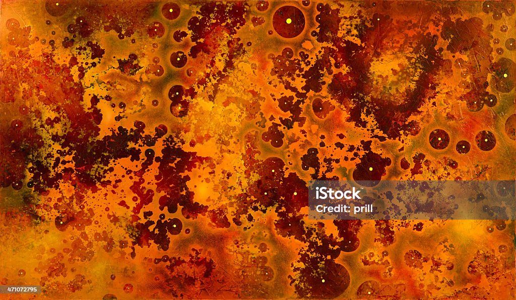 Dérangés orange-Rouge dans le dos - Photo de Abstrait libre de droits