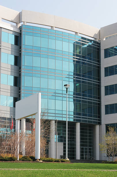 istock Modern Business Entrance 471073543