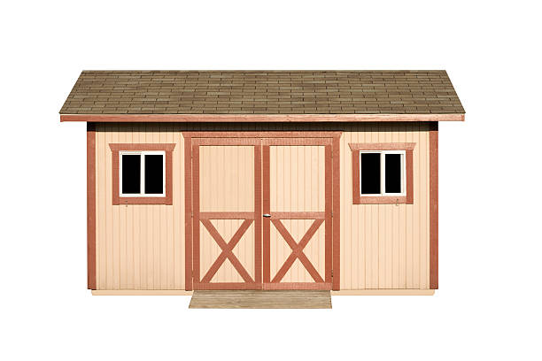 istock Wooden Garden Storage Shed 471073547