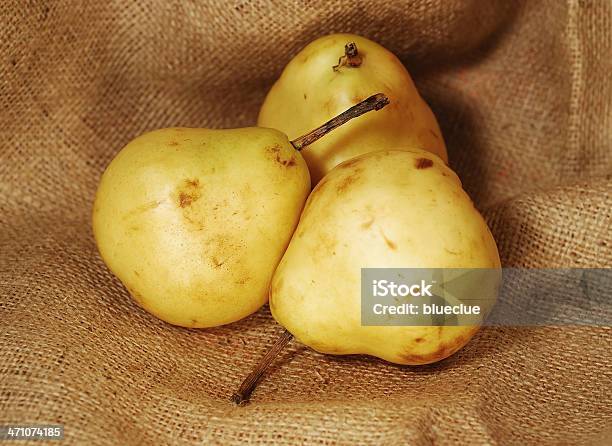 Pears Stock Photo - Download Image Now - Asian Pear, Burlap, Burlap Sack