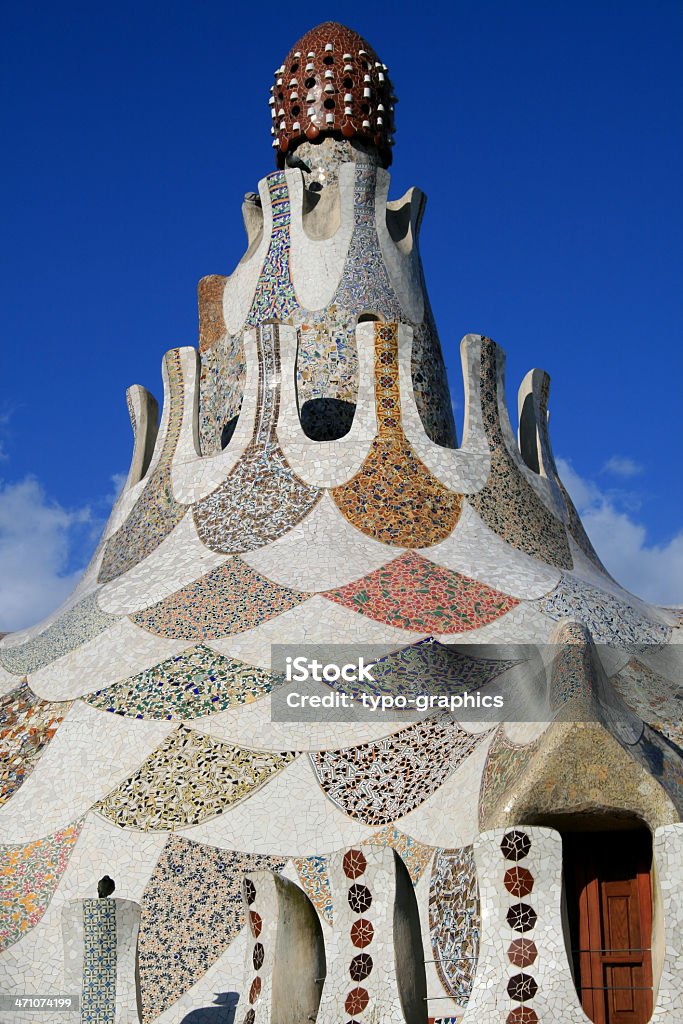 Parc Guell, Barcelona - Foto de stock de Abstrato royalty-free