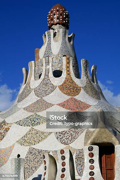 Foto de Parc Guell Barcelona e mais fotos de stock de Abstrato - Abstrato, Amarelo, Antonio Gaudí