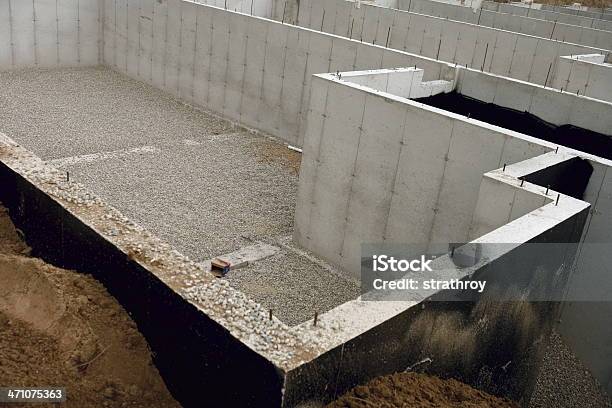 Foto de Nova Construção e mais fotos de stock de Adega - Característica arquitetônica - Adega - Característica arquitetônica, Setor de construção, Concreto