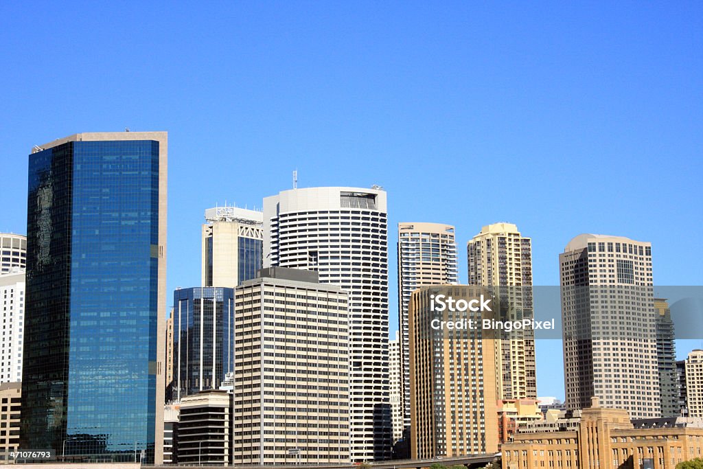 Sydney CBD num dia claro - Royalty-free Arranha-céu Foto de stock