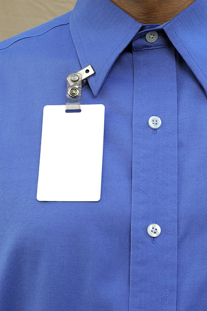 istock Employee and Badge 471077615