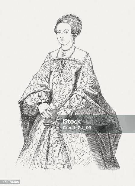 Elizabeth I Of England Veröffentlichte Im Jahr 1881 Stock Vektor Art und mehr Bilder von Frauen