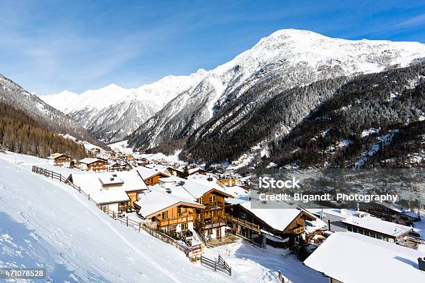 Ski Resort Soelden Stock Photo - Download Image Now - Solden, Winter, Austria