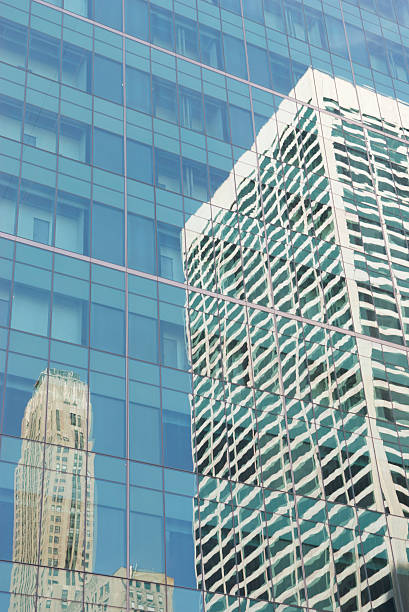 istock Office Towers Reflect Shiny Glass Skyscraper 471078687
