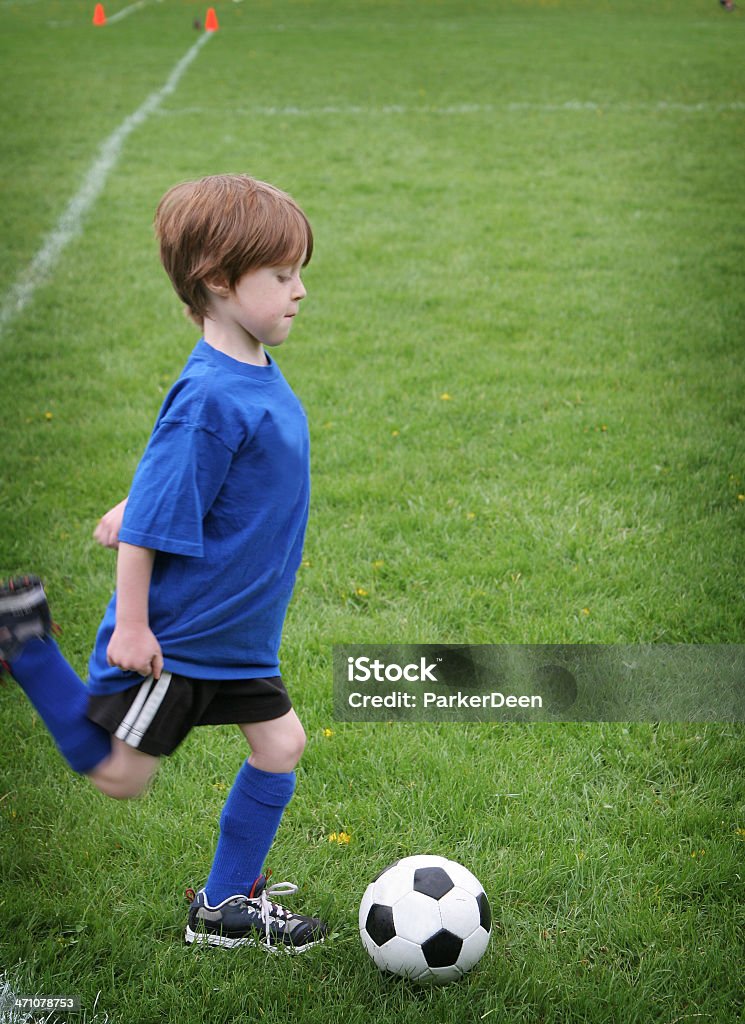 Primeiro jogo de futebol - Royalty-free Agilidade Foto de stock