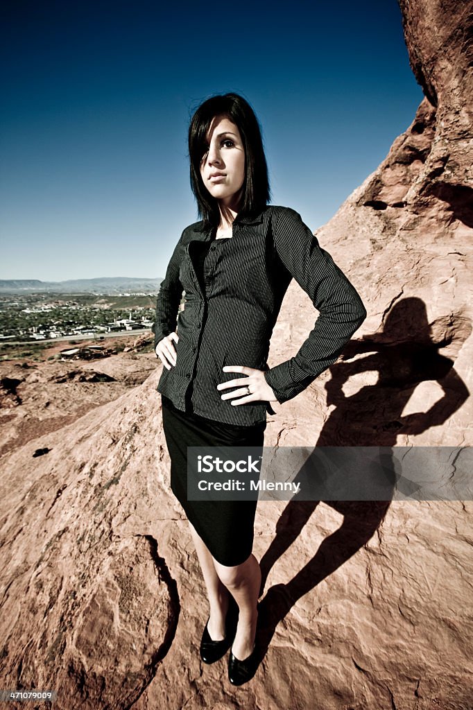 Attraente donna d'affari - Foto stock royalty-free di Adulto