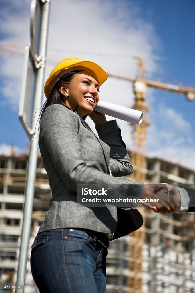 Construção de Negociação - Royalty-free 30-39 Anos Foto de stock