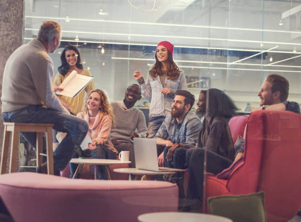 istock Large group of creative people having a business meeting. 471079652