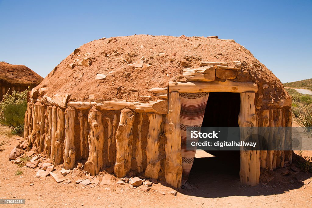 Indian Lehmhütte - Lizenzfrei Architektur Stock-Foto