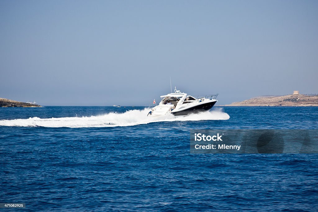 Barca di velocità - Foto stock royalty-free di Malta