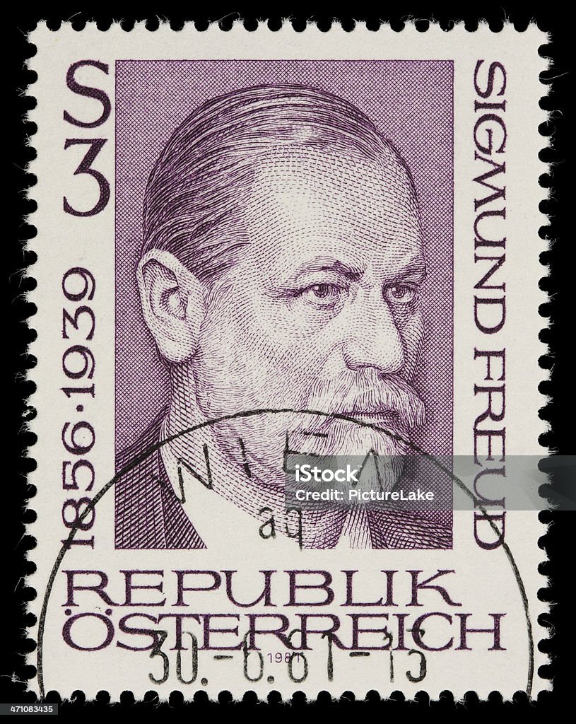 オーストリアシグムントフロイド stamp - ジークムント・フロイトのロイヤリティフリーストックフォト