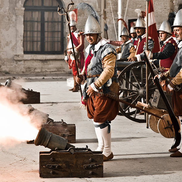istock Firing a Cannon Knights Hospitaller 471083745