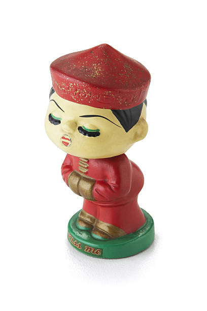 istock Antique asian kissing dolls man 471083935