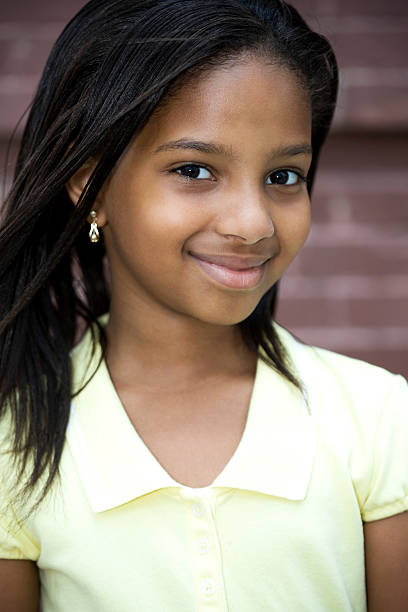 istock African American Elementary Age Little Girl Portrait Outside 471084005