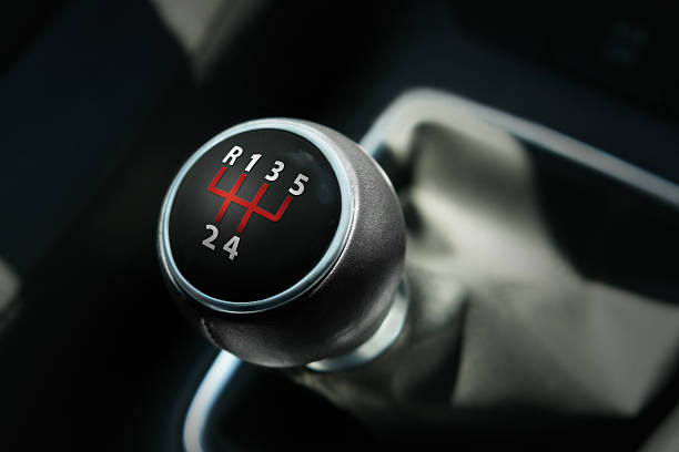 joystick - part of vehicle gear knob gearshift foto e immagini stock