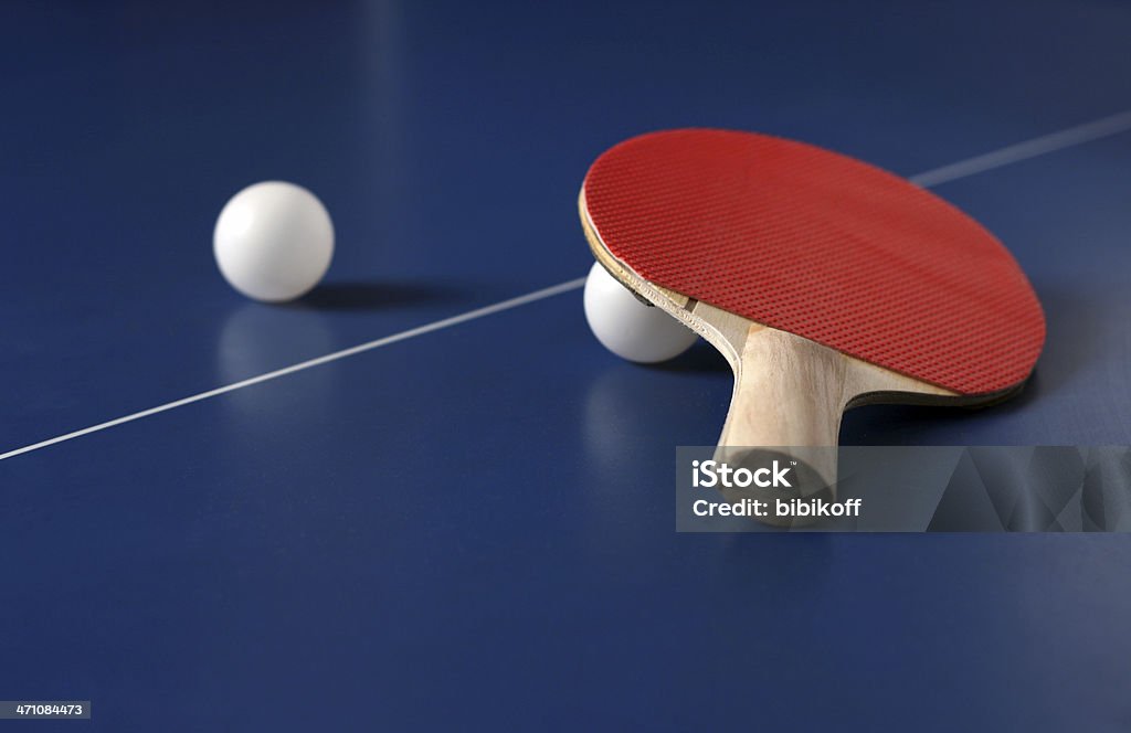 Tênis de mesa - Foto de stock de Mesa de pingue-pongue royalty-free