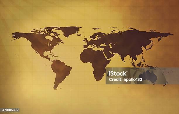Old World Map Xxl Stock Photo - Download Image Now - Africa, Ancient, Antique