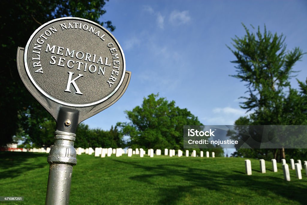 Arlington sección K - Foto de stock de Cementerio libre de derechos