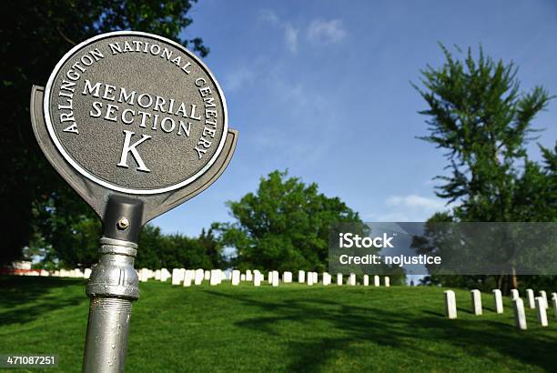 Arlington Sección K Foto de stock y más banco de imágenes de Cementerio - Cementerio, Cementerio Nacional de Arlington, Ciudades capitales