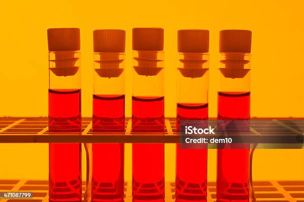 Blood Samples Stock Photo - Download Image Now - In A Row, Test Tube, Beauty