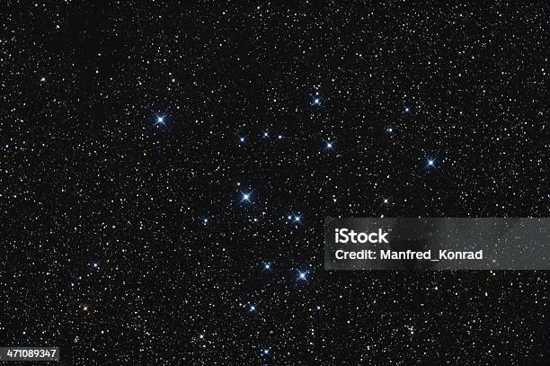 Open Star Cluster In The Constellation Swan Stock Photo - Download Image Now - Night, Astronomy, Astronomy Telescope