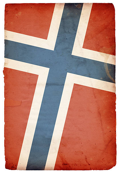 Flag of Norway XXXL stock photo