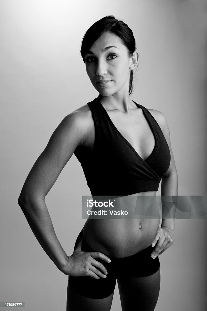 Fitness Model Picture of a fitness model.   20-24 Years Stock Photo
