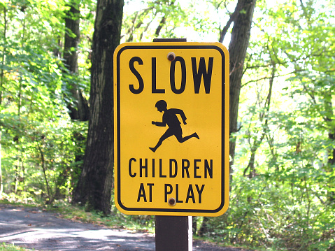 Traffic Sign: Slow - Children at Play