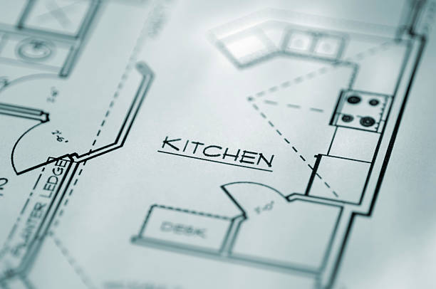 istock Domestic House Architectural Plans 471091547