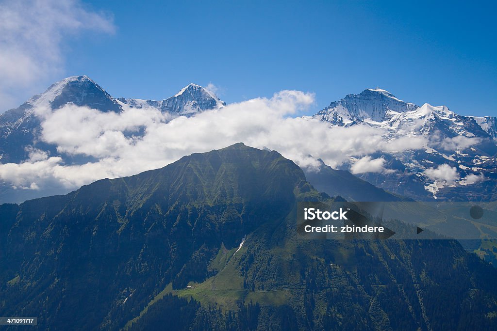 Eiger, Monte Mönch e di Jungfrau - Foto stock royalty-free di 2000-2009
