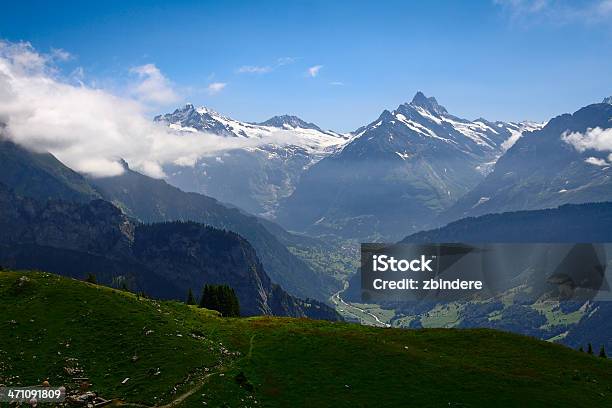 Alpine Panorama Stockfoto und mehr Bilder von 2000-2009 - 2000-2009, 21. Jahrhundert, Alpen