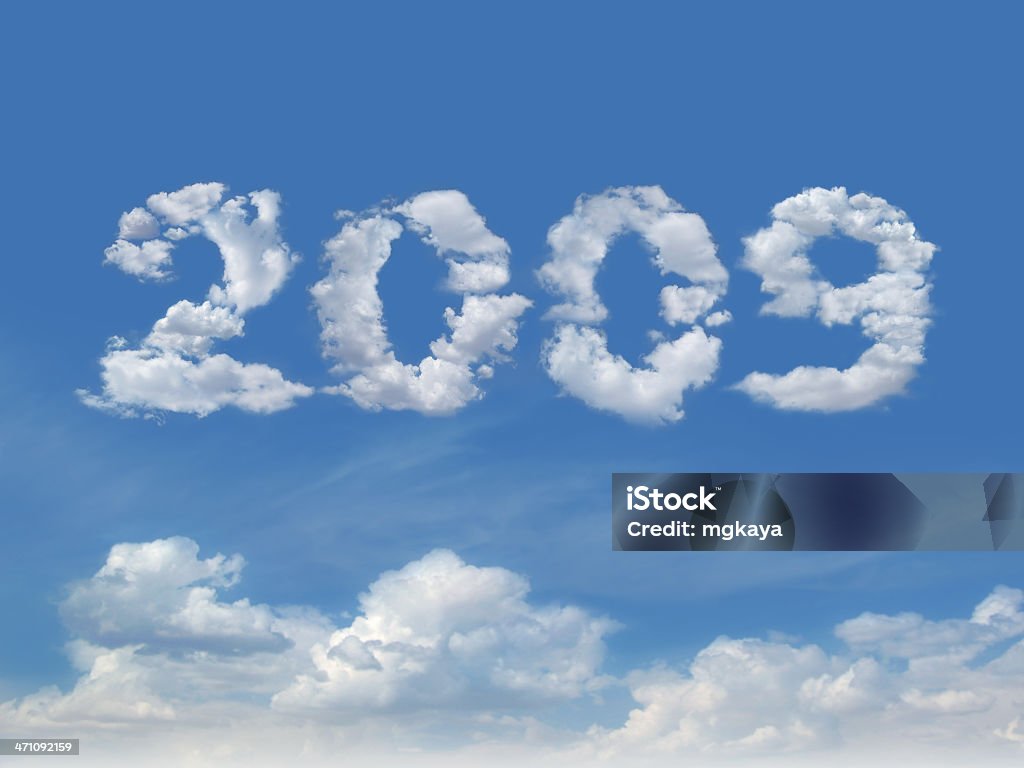 New Year: 2009 Clouds in the shape of "2009". 2009 Stock Photo New Year: 2009 Clouds in the shape of "2009". 2009 Stock Photo