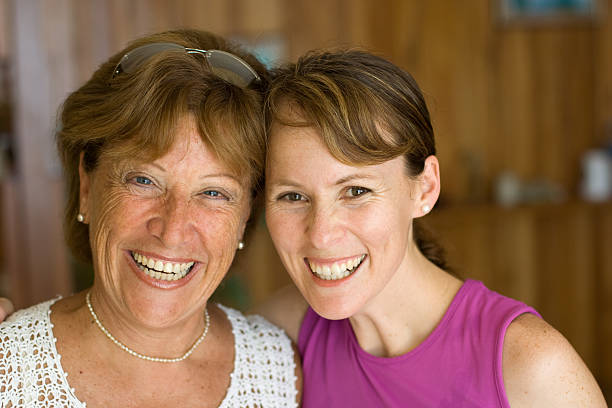 Two Related Women stock photo