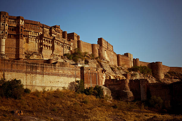 istock Meherangarh Fort at sunset, Jodhpur, India 471093138