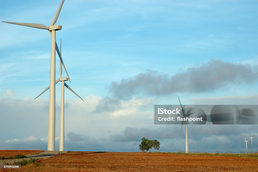 Oklahoma-Windpark - Lizenzfrei Ausrüstung und Geräte Stock-Foto